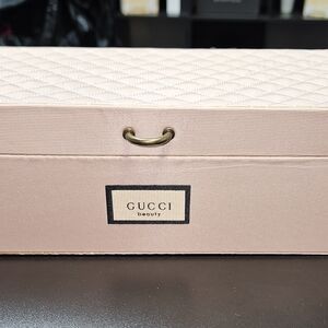 Gucci Pink Quilted Jewelry Box